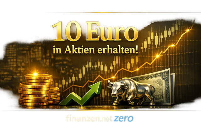 10 Euro in Aktien erhalten