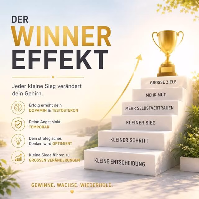 Der Winner-Effekt – Warum jeder kleine Erfolg dein Gehirn verändert